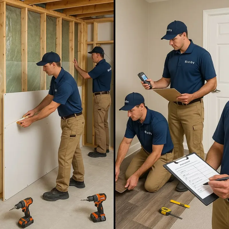 Repairs and Reconstruction process in West Point, VA